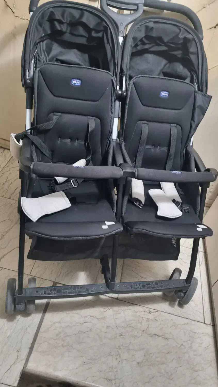 کالسکه دو قلو|کالسکه و لوازم جانبی|باقرشهر, |دیوار