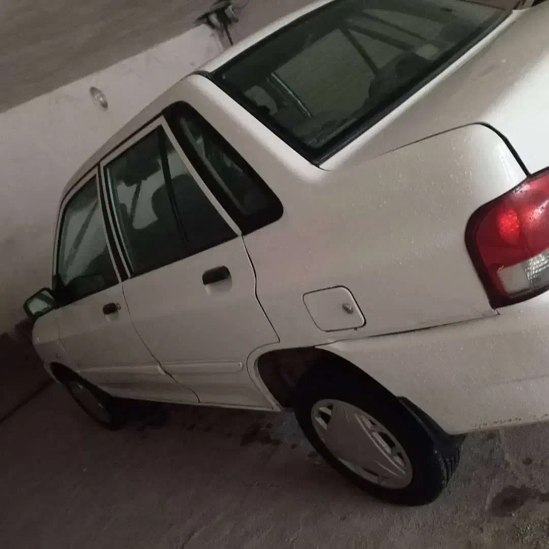 پراید کم کار خانگی در لباس سفید|خودرو سواری و وانت|داراب, |دیوار