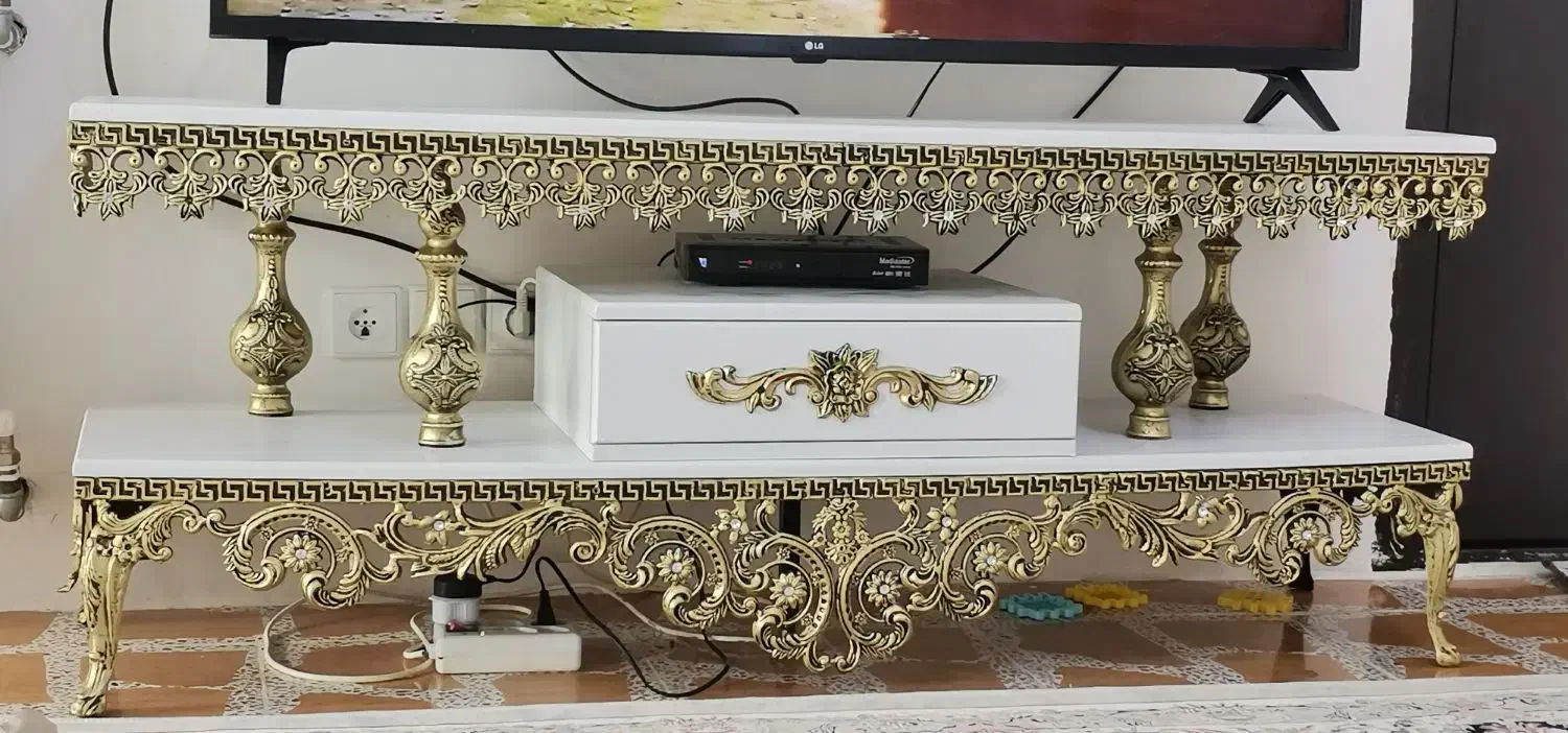 آینه و کنسول برنز|بوفه، ویترین، کنسول|جوانرود, |دیوار