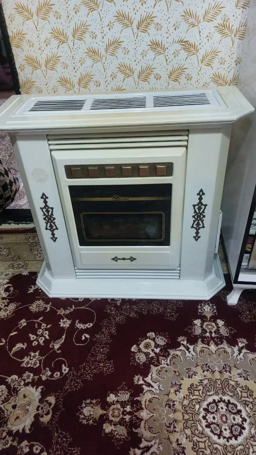 بخاری شومینه  دار|بخاری، هیتر، شومینه|ماکو, |دیوار