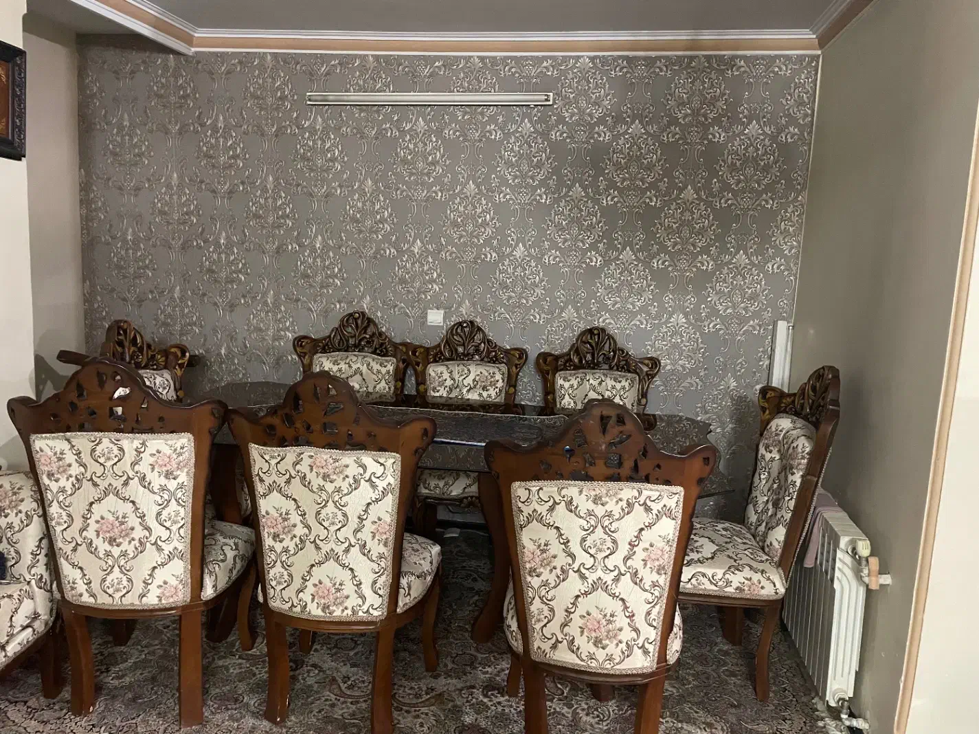 میز ناهار خوری ۸نفره|میز و صندلی غذاخوری|تهران, تهرانسر شمالی|دیوار