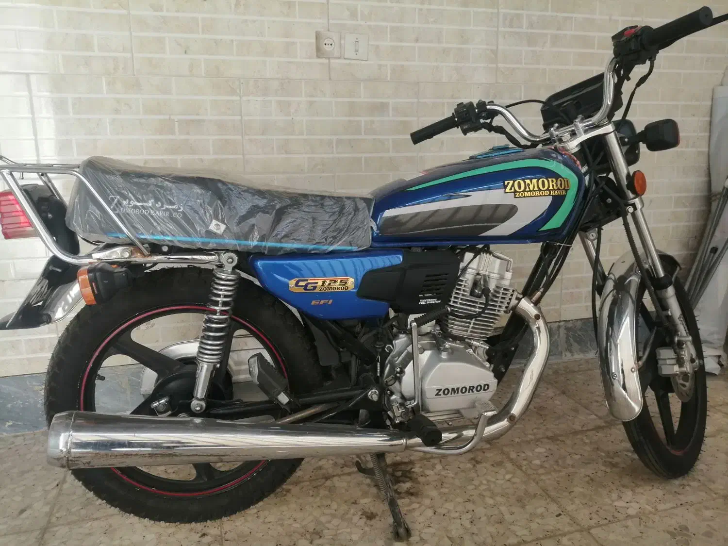 موتور 125 زمرد کویر|موتورسیکلت|کاشان, کارگر|دیوار