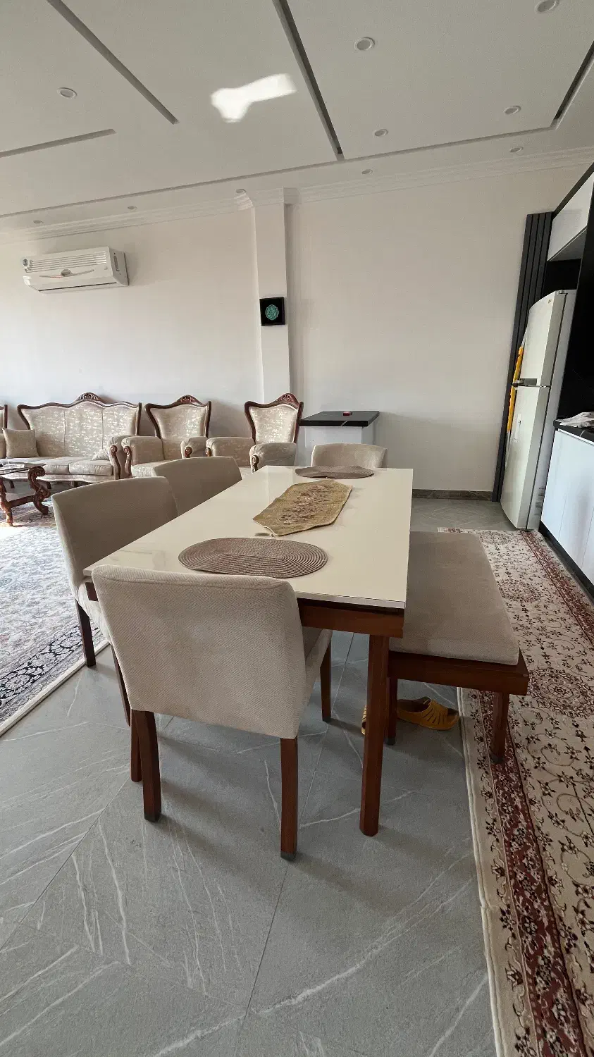 میزغذاخوری شش نفره|میز و صندلی غذاخوری|خشکبیجار, |دیوار