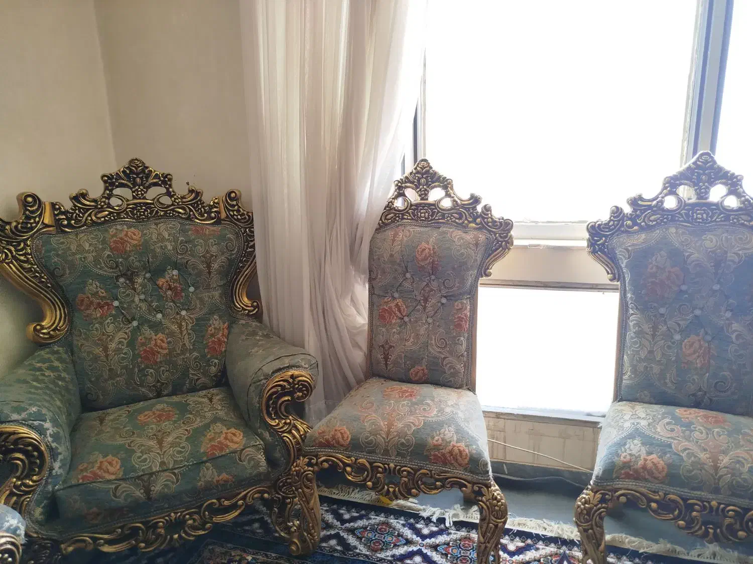 مبل سلطنتی|مبلمان خانگی و میز عسلی|گنبد کاووس, |دیوار