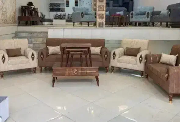 مبل راحتی تولیدی *اقتصادی/کم جااسفنج ۳۰کیلو|مبلمان خانگی و میز عسلی|نکا, |دیوار