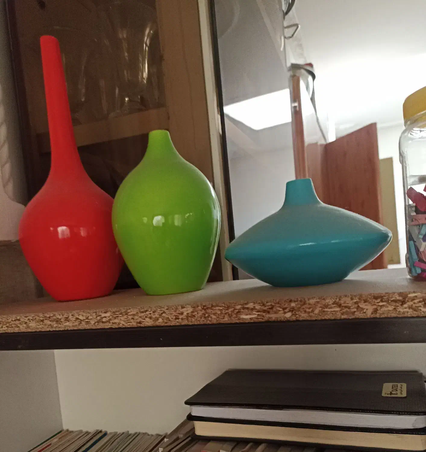 گلدان سالونگ سه رنگ|صنایع دستی و سایر لوازم تزئینی|گرمسار, |دیوار