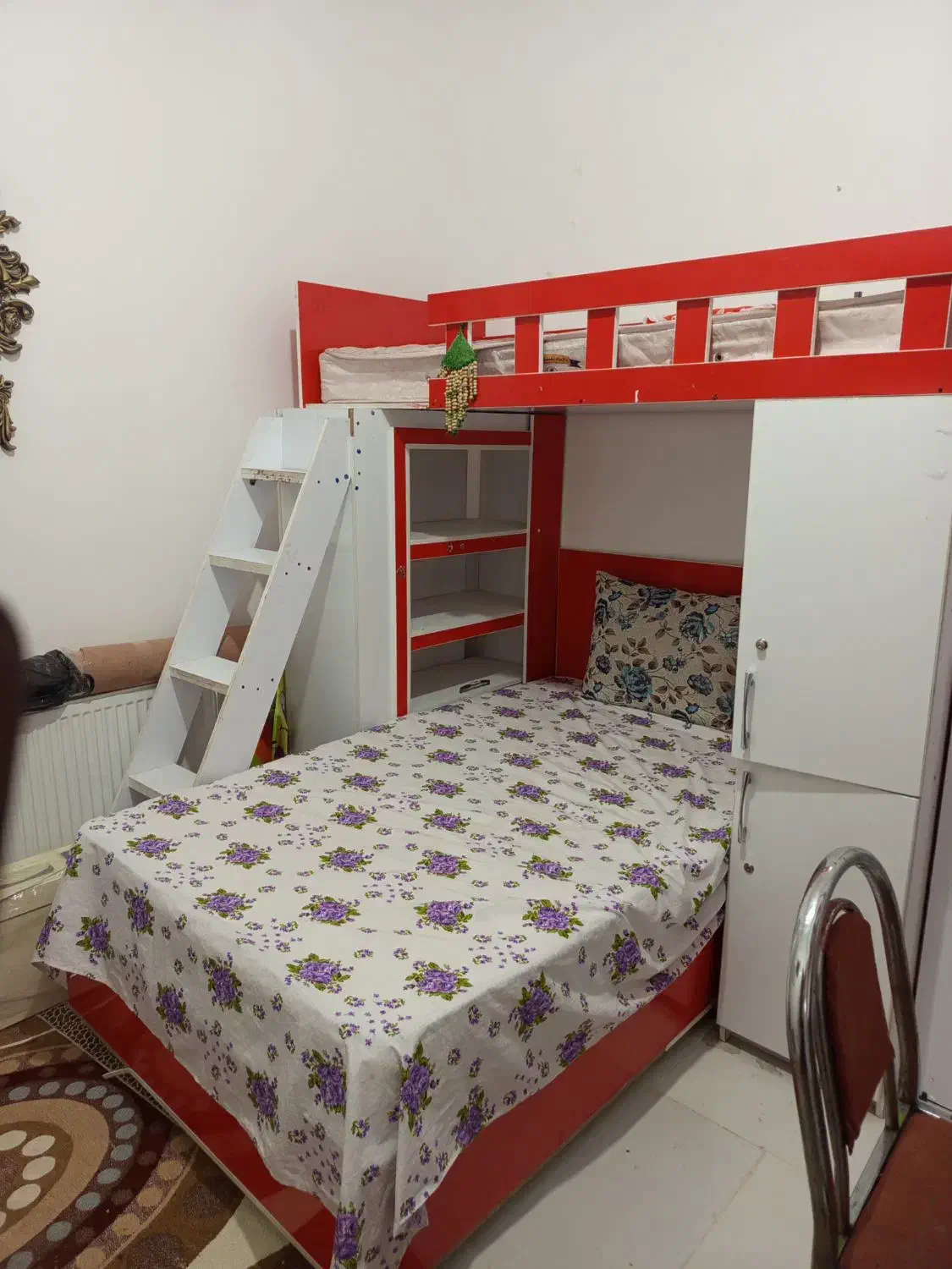 تخت خواب دو طبقه|تخت و سرویس خواب|زاهدان, |دیوار