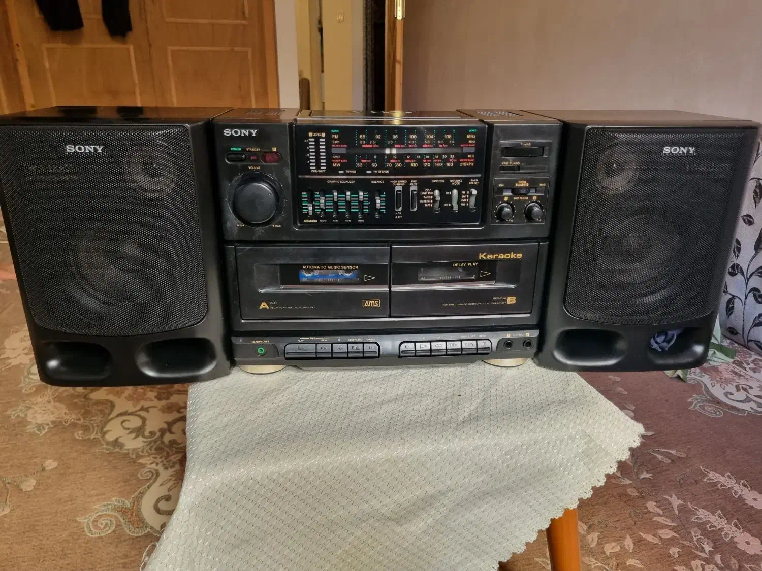 رادیو ضبط سونی اصل ژاپن|سیستم صوتی خانگی|خرم‌آباد, |دیوار