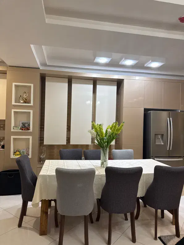 میزوصندلی چوبی ۸ نفره بسیار راحت|میز و صندلی غذاخوری|ساری, |دیوار