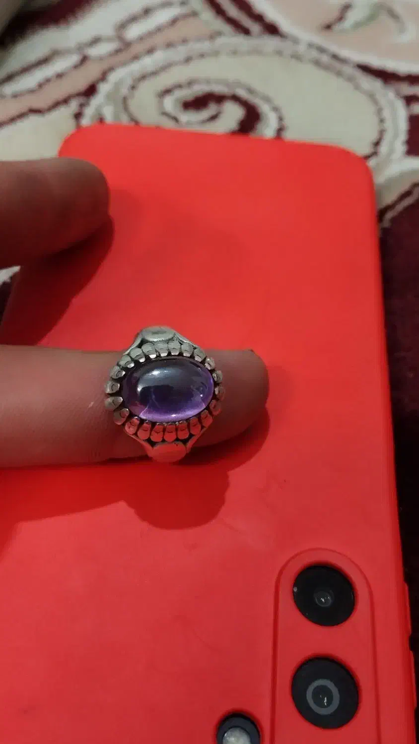 انگشتر نقره لعل|جواهرات|باقرشهر, |دیوار