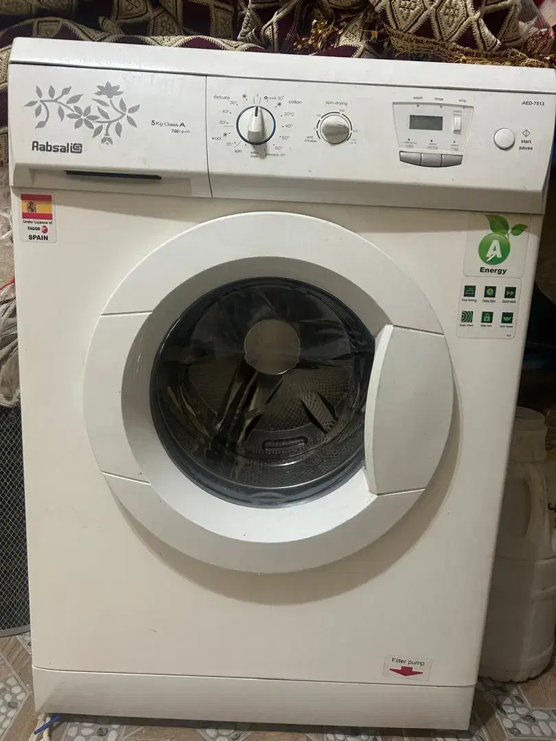 لباسشویی ۵کیلویی ابسال|ماشین لباسشویی و خشک‌کن لباس|نجف‌آباد, شهید بهشتی|دیوار