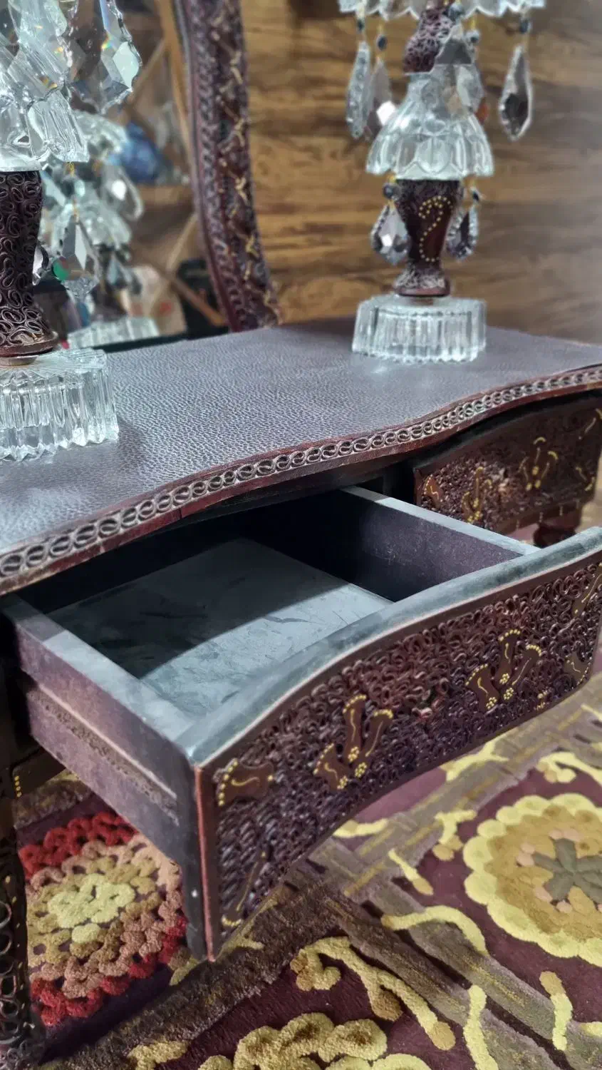 آینه شمعدان و میز|بوفه، ویترین، کنسول|اصفهان, بابوکان|دیوار