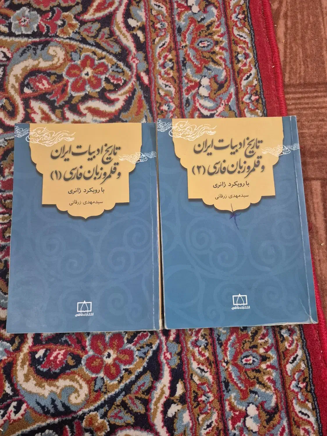 کتاب تاریخ ادبیات ایران مهدی زرقانی دوجلد|کتاب و مجله تاریخی|کرج, ساسانی (قلمستان)|دیوار