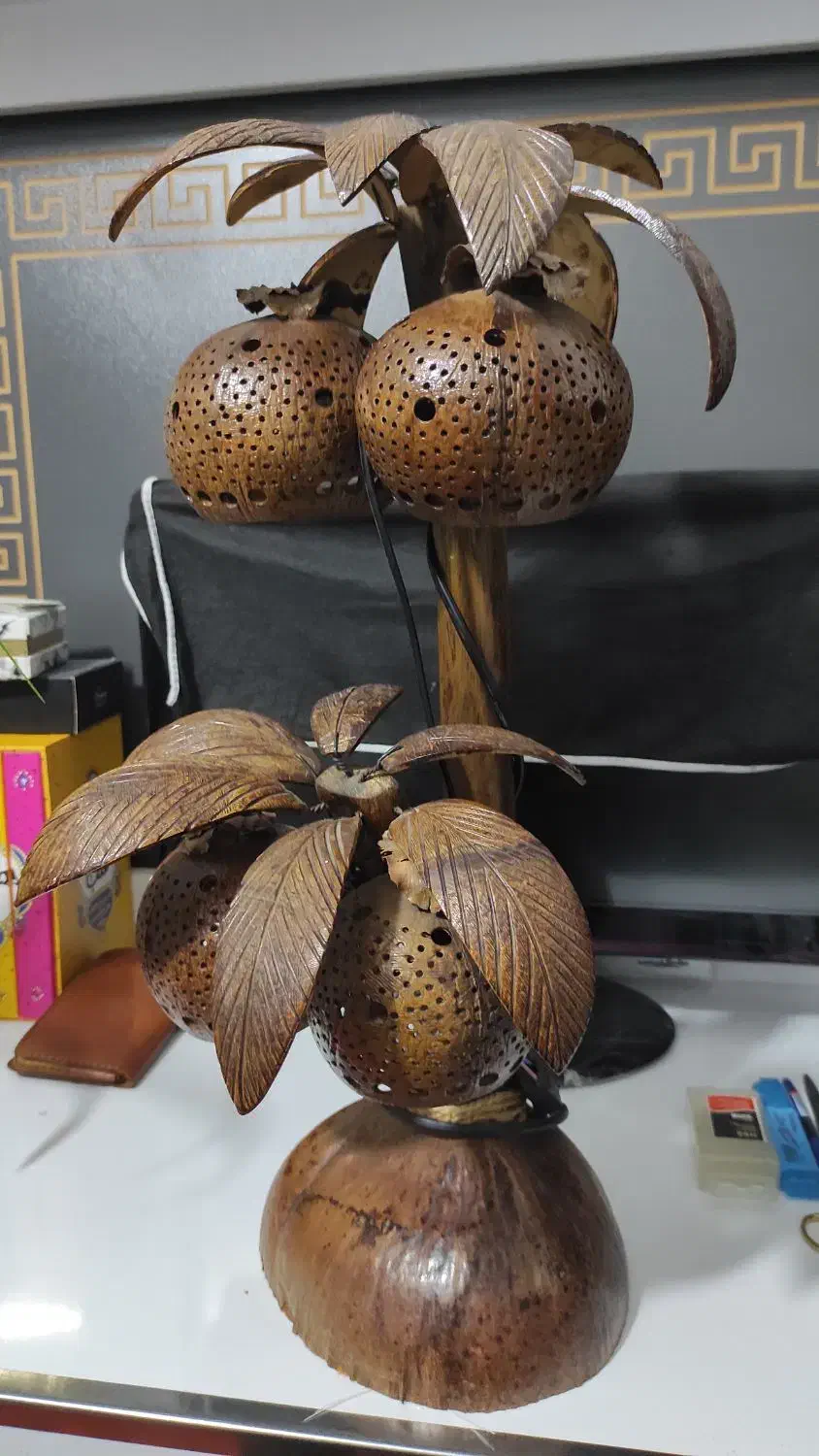 آباژور چوبی|چراغ خواب و آباژور|رشت, دیانتی|دیوار