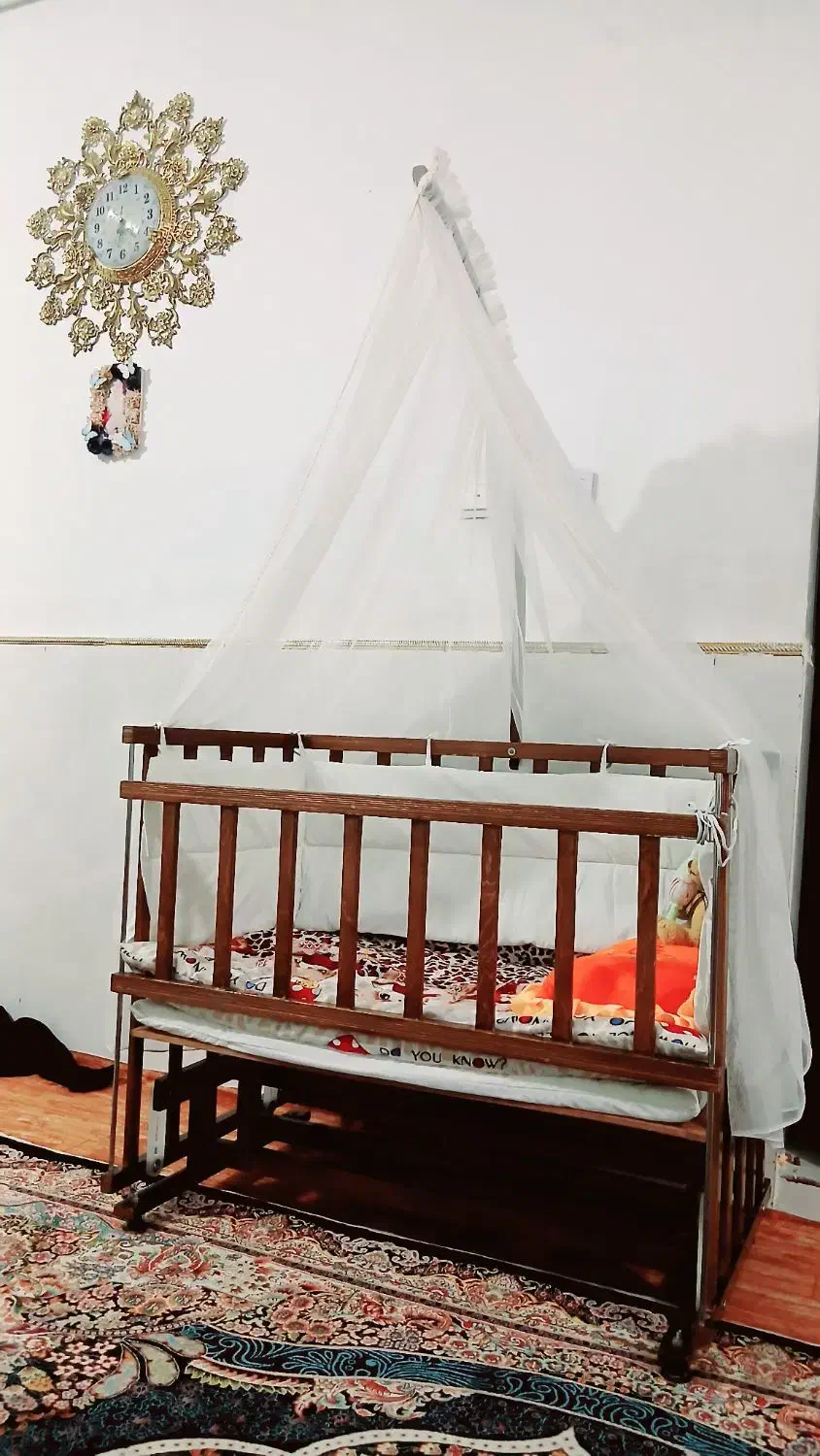 گهواره نوزاد تا ۱ سال|تخت و صندلی بچه|نسیمشهر, |دیوار