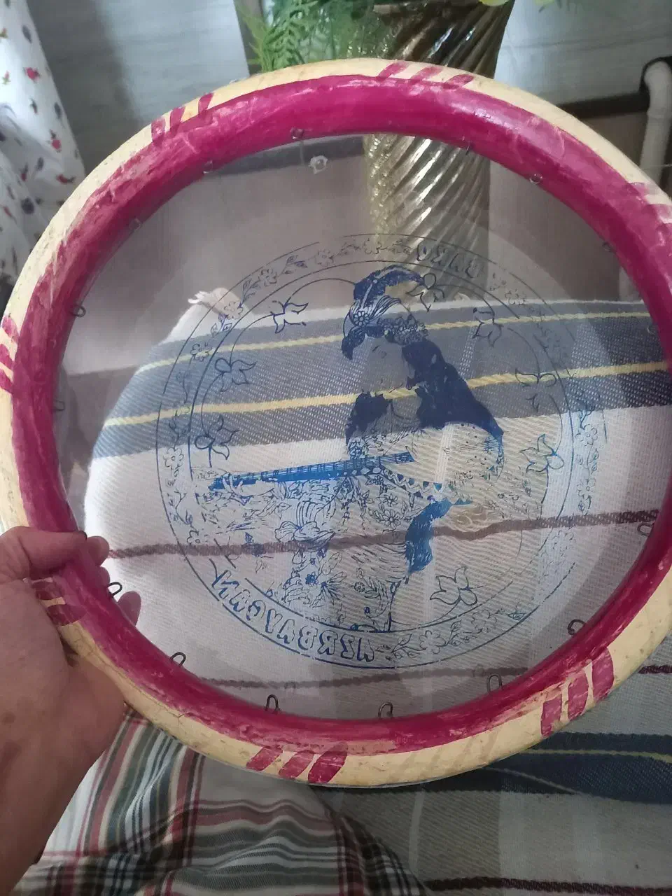 دایره( دف)|سازهای سنتی|مرند, |دیوار