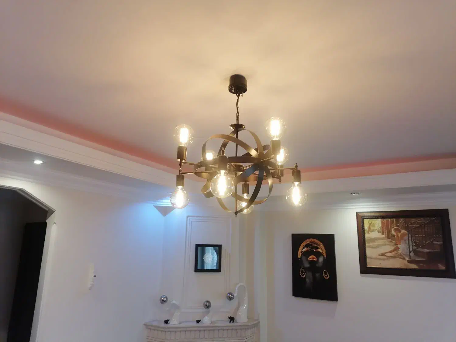 لوستر مدرن، لامپ ادیسونی|لوستر و چراغ آویز|تهران, سردارجنگل|دیوار