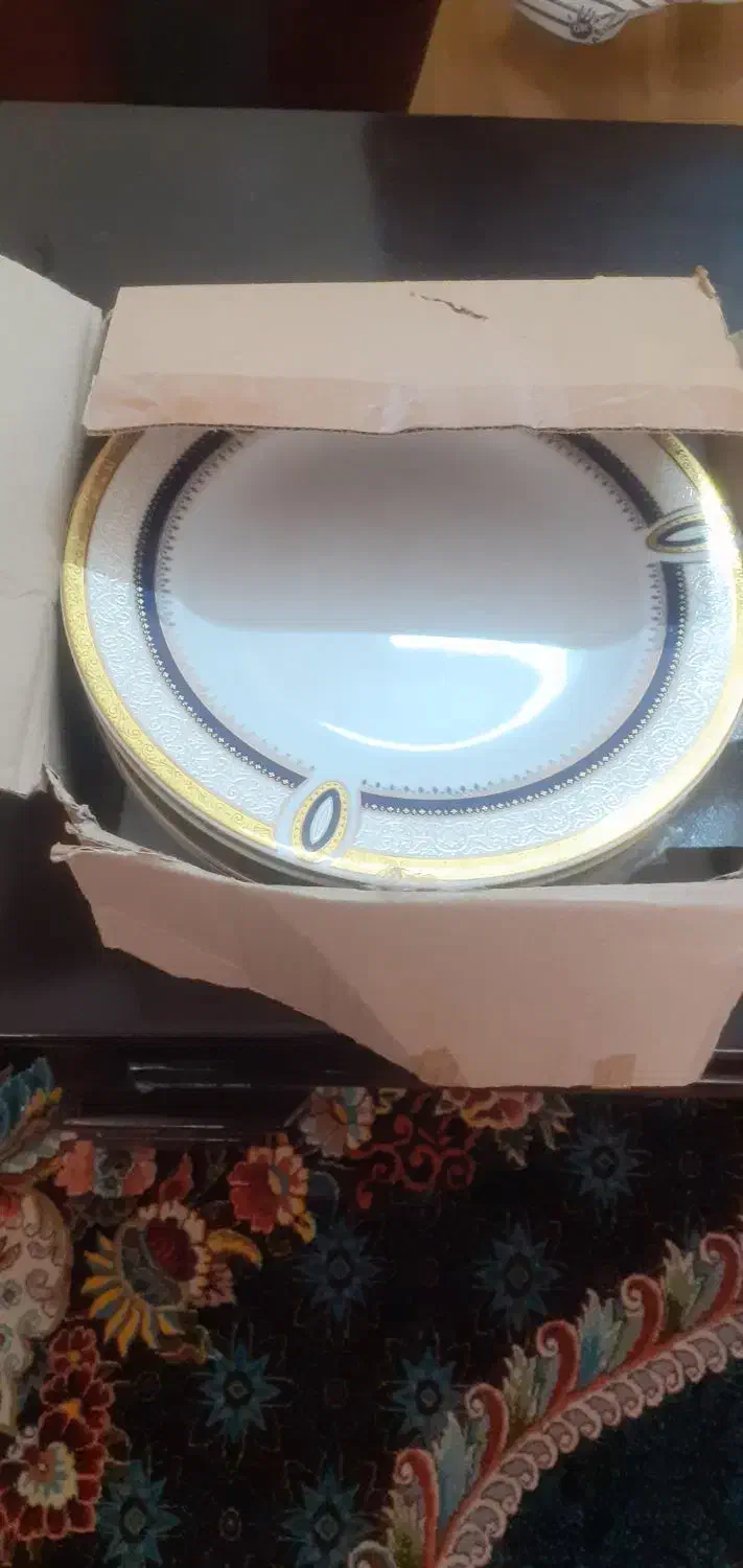 بشقاب برنج خوری چینی کاشان|ظروف سرو و پذیرایی|شاهینشهر, مسکن مهر|دیوار