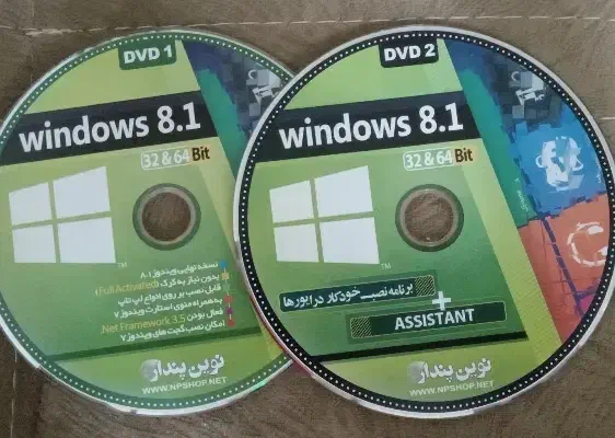 CD نرم افزار ویندوز 7 و 8|قطعات و لوازم جانبی رایانه|بندر انزلی, نوغان|دیوار