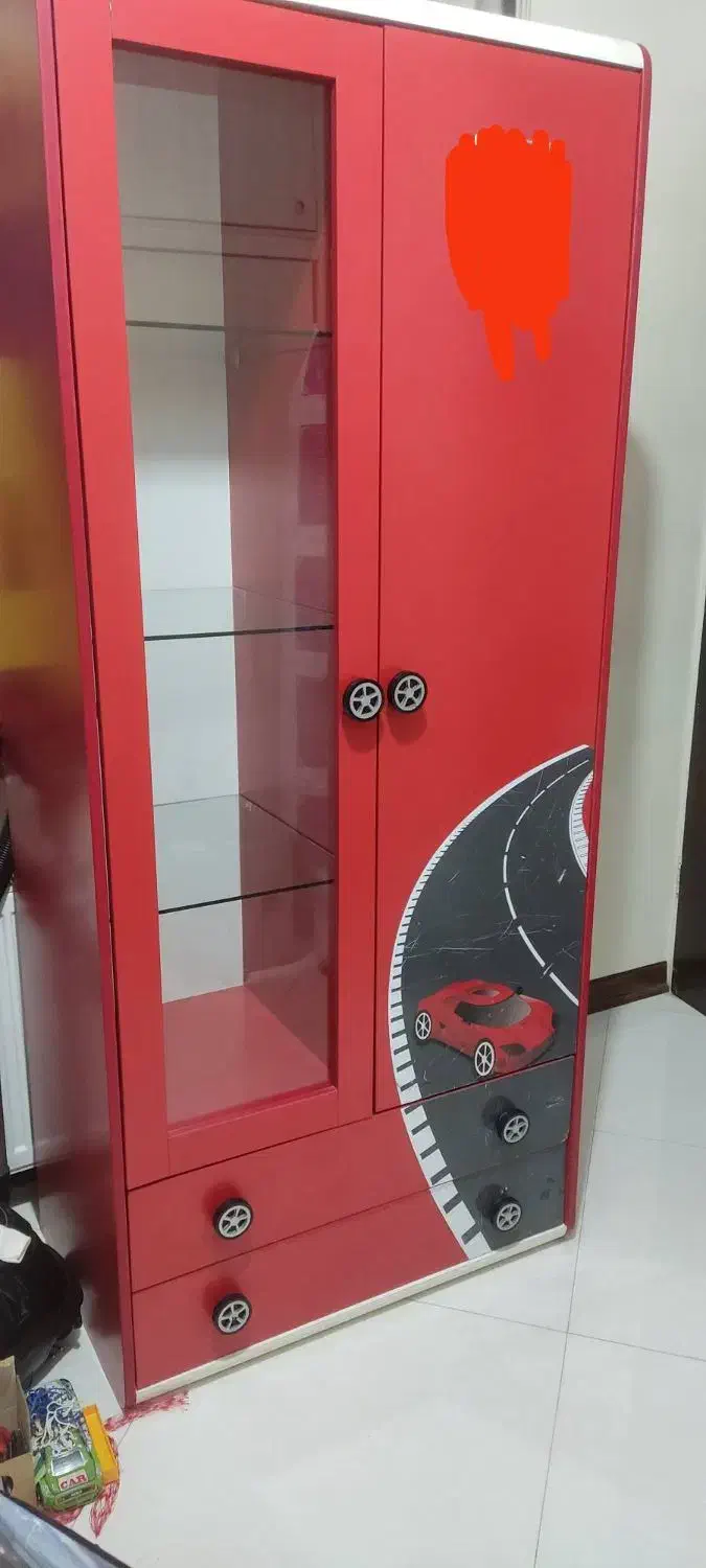 کمد ویترین دار|جاکفشی، کمد، دراور|قدس, شهر‌قدس|دیوار