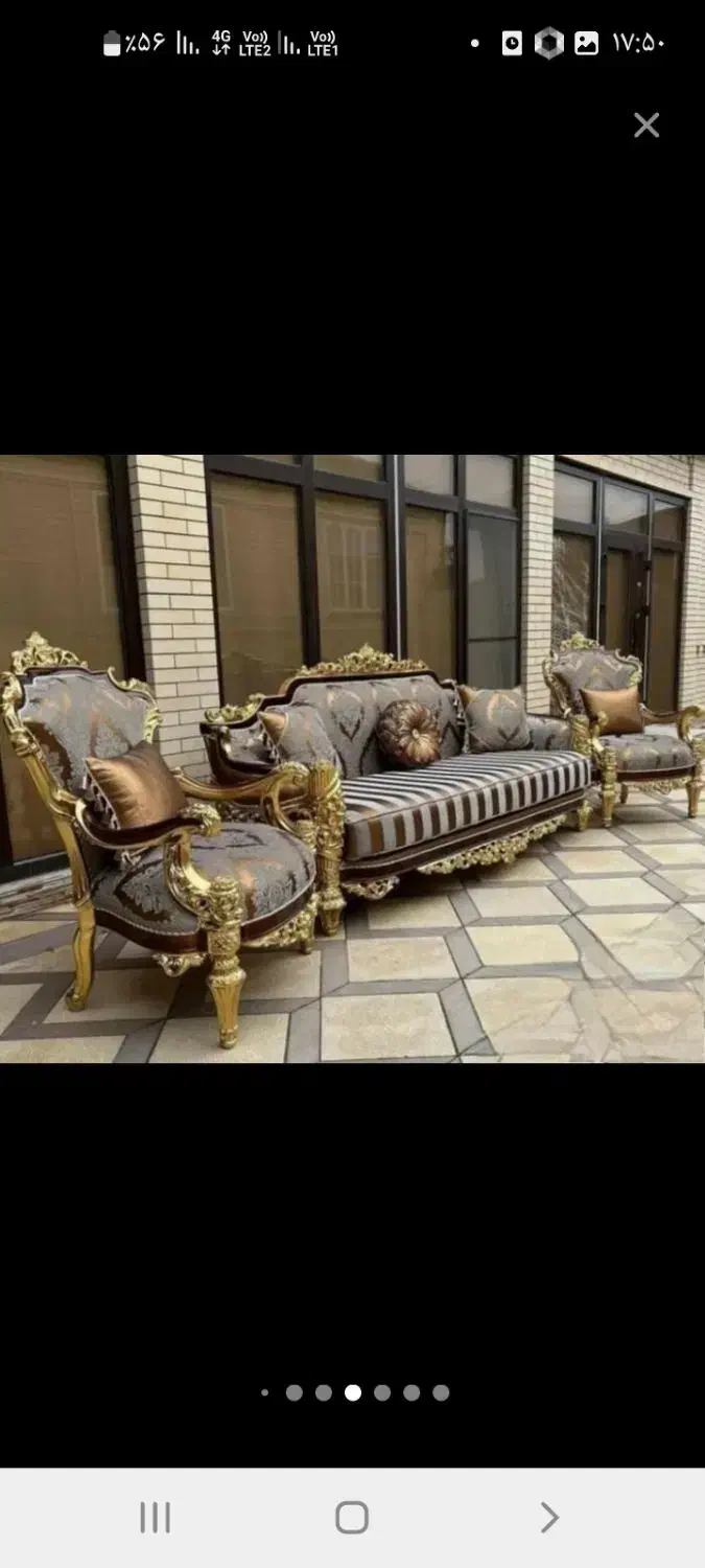 مبل گلایول کد۶|مبلمان خانگی و میز عسلی|هشتگرد, هشتگرد قدیم|دیوار