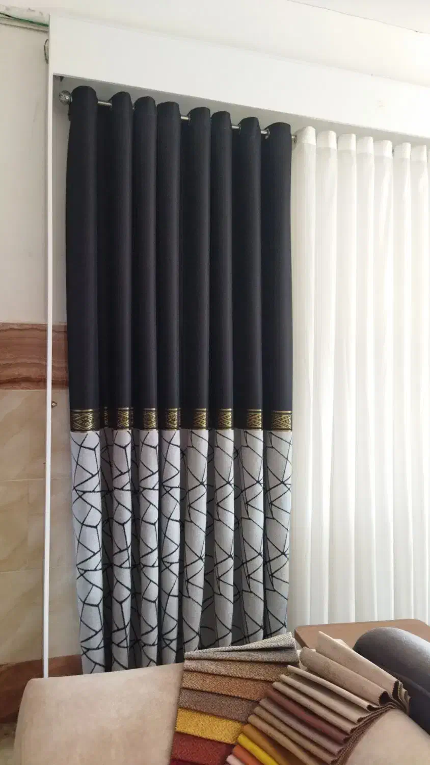 نصب پرده با کمترین اجرت|خدمات پیشه و مهارت|گتاب, |دیوار