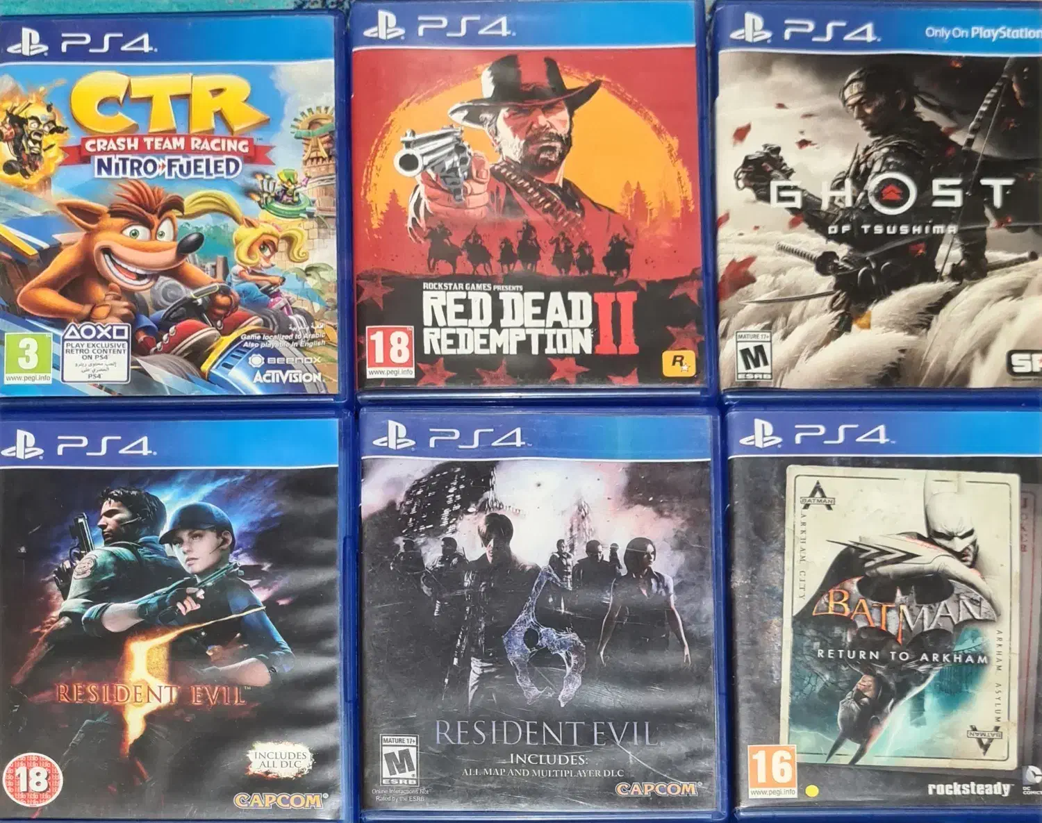 horizon-red dead2-evil5-evil6-ghost of tsushima|کنسول، بازی ویدئویی و آنلاین|تهران, دهکده المپیک|دیوار