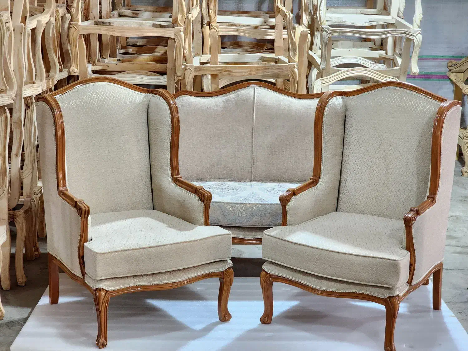 مبل استیل مدل کوئین فرانسوی  /مبل دانا|مبلمان خانگی و میز عسلی|مشهد, پنجتن|دیوار