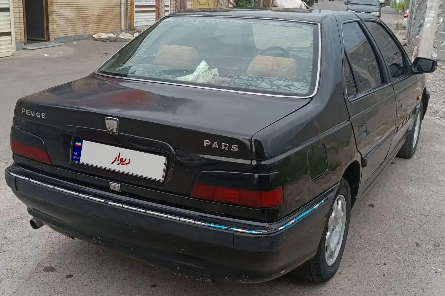 پژو پارس مشکی|خودرو سواری و وانت|رشت, کوی فکوری|دیوار
