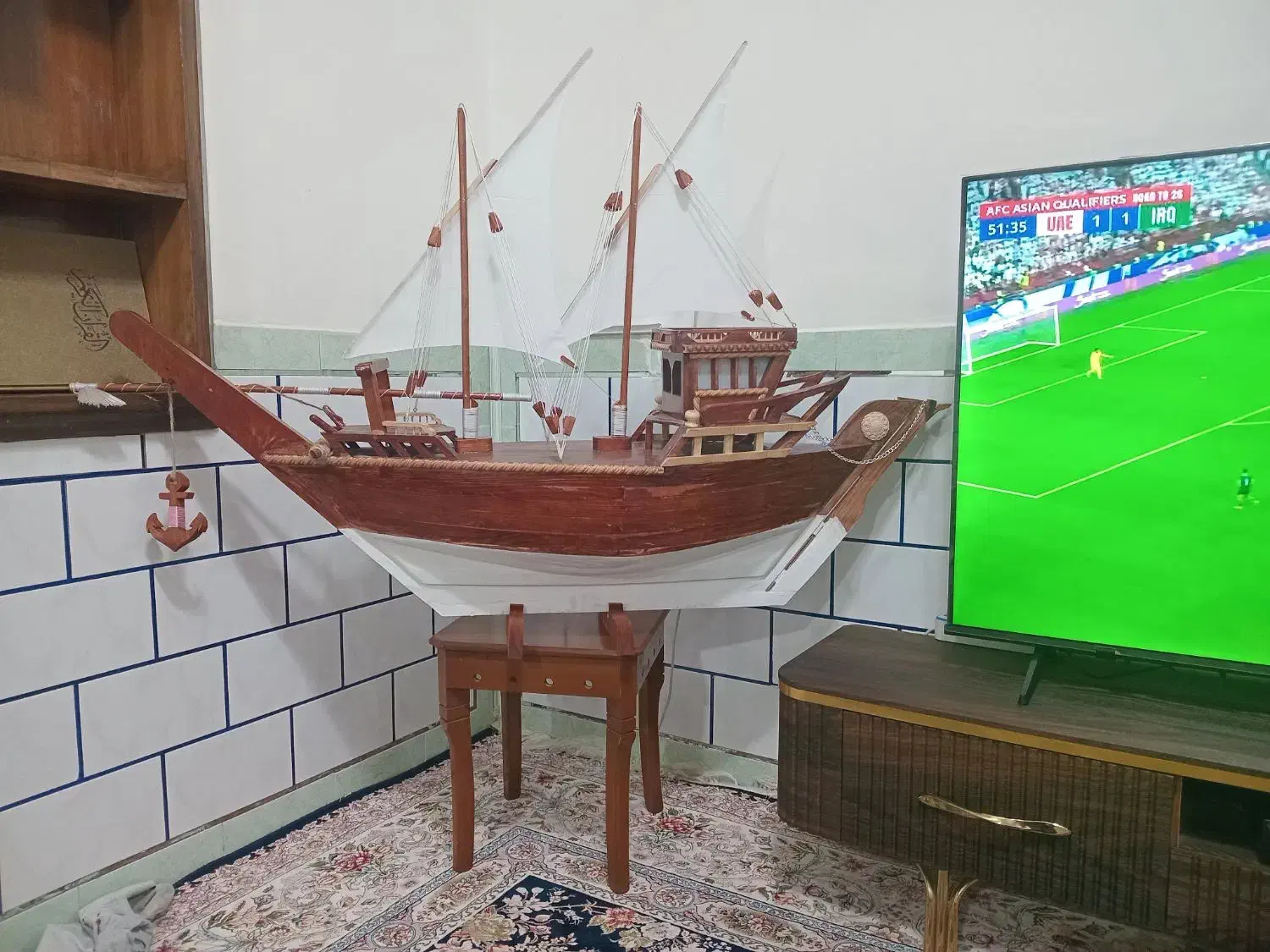 ساخت انواع لنج و کشتی دکوری|مجسمه، تندیس، ماکت|دزفول, |دیوار