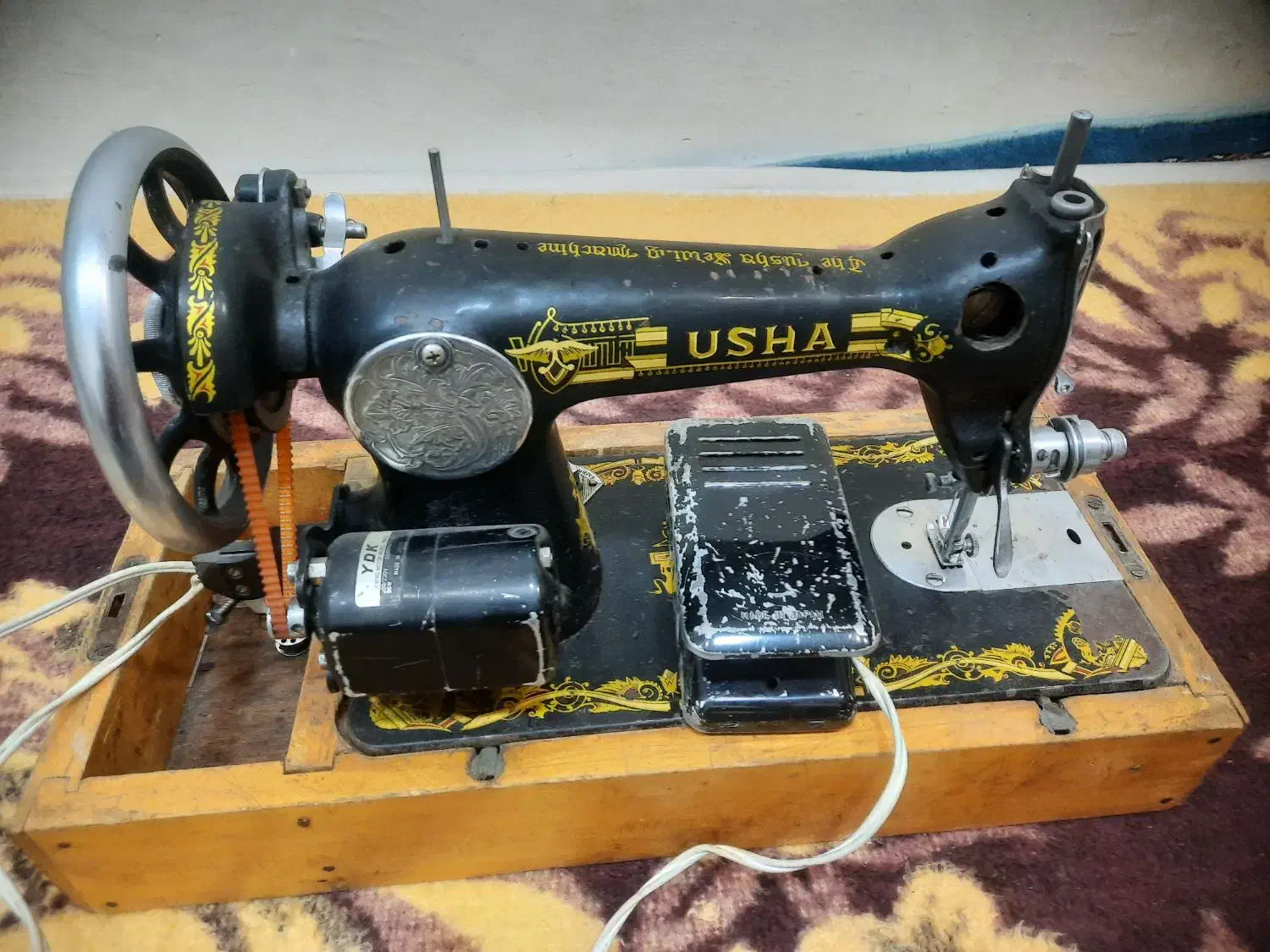 چرخ خیاطی برقی USHA سالم|چرخ خیاطی و ریسندگی|مرند, |دیوار