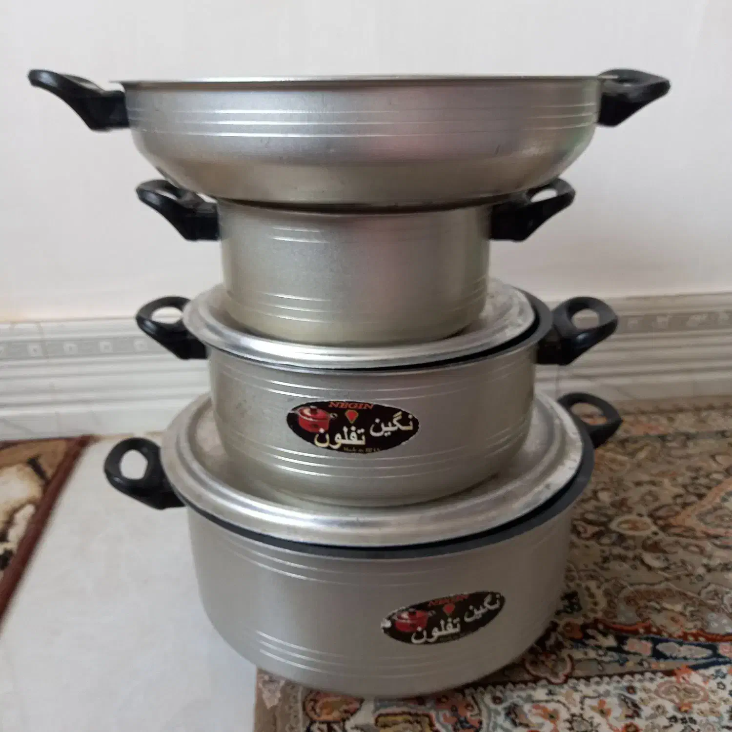 قابلمه و تابه تفلون|ظروف پخت‌وپز|کنگاور, |دیوار