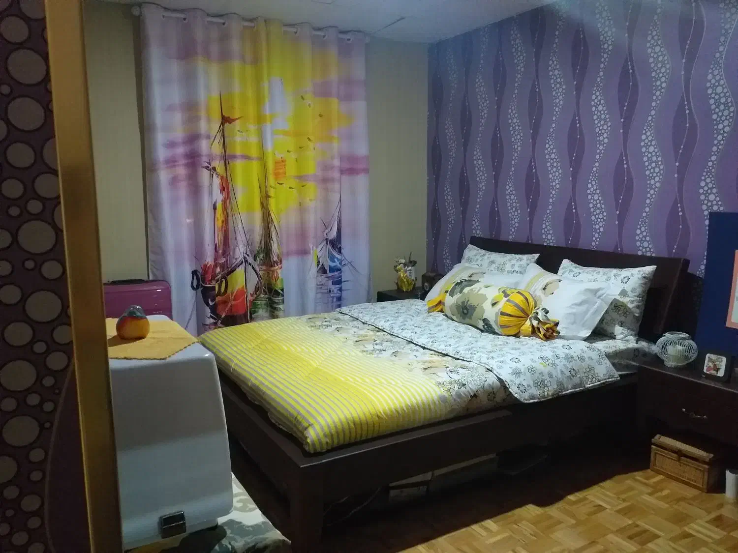 پرده|پرده، رانر، رومیزی|محمدیه-قزوین, |دیوار