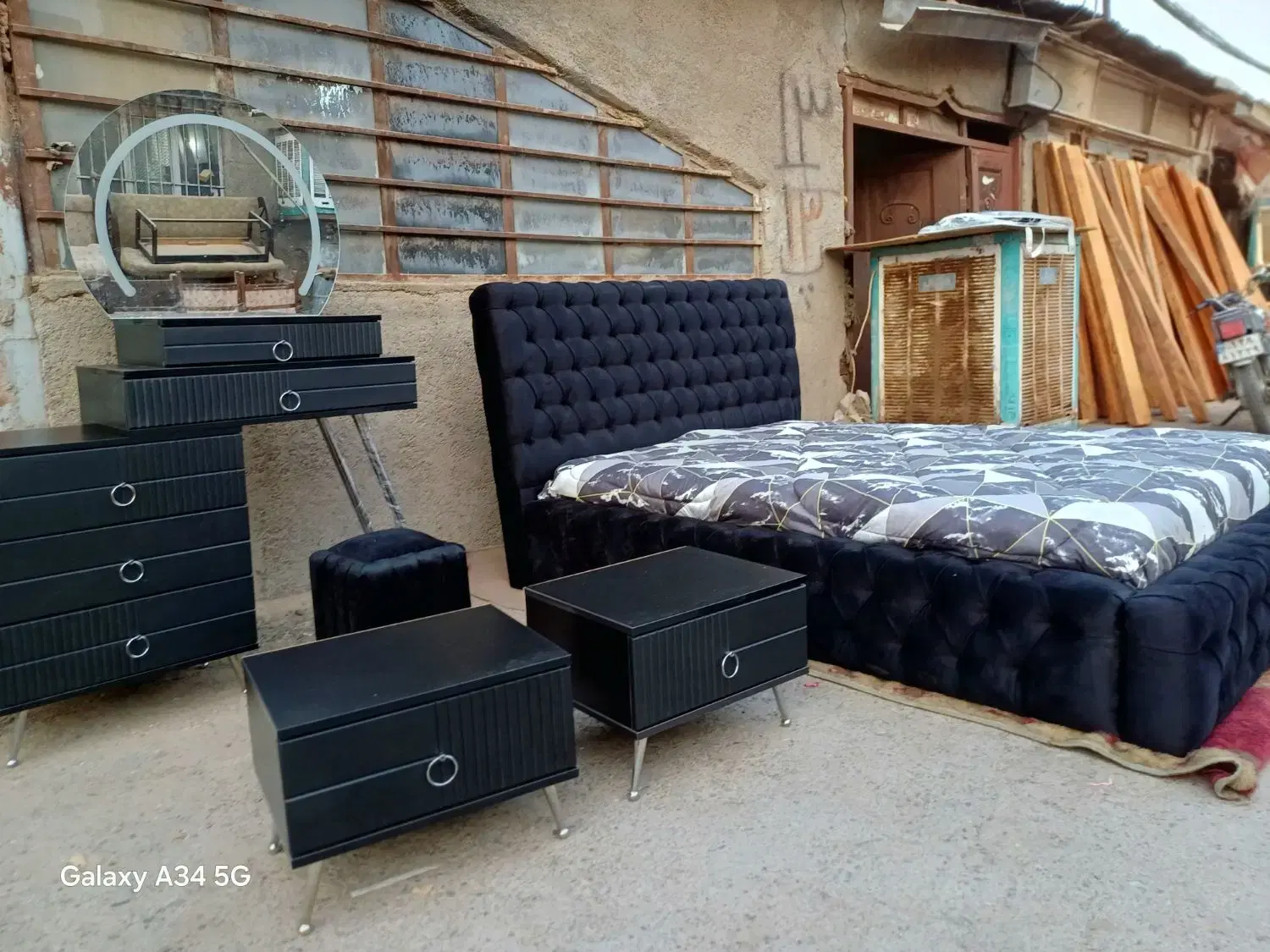 سرویس خواب دونفره وتکنفره مدل آنتیک کد ۸۸۸|تخت و سرویس خواب|تهران, چیتگر جنوبی|دیوار