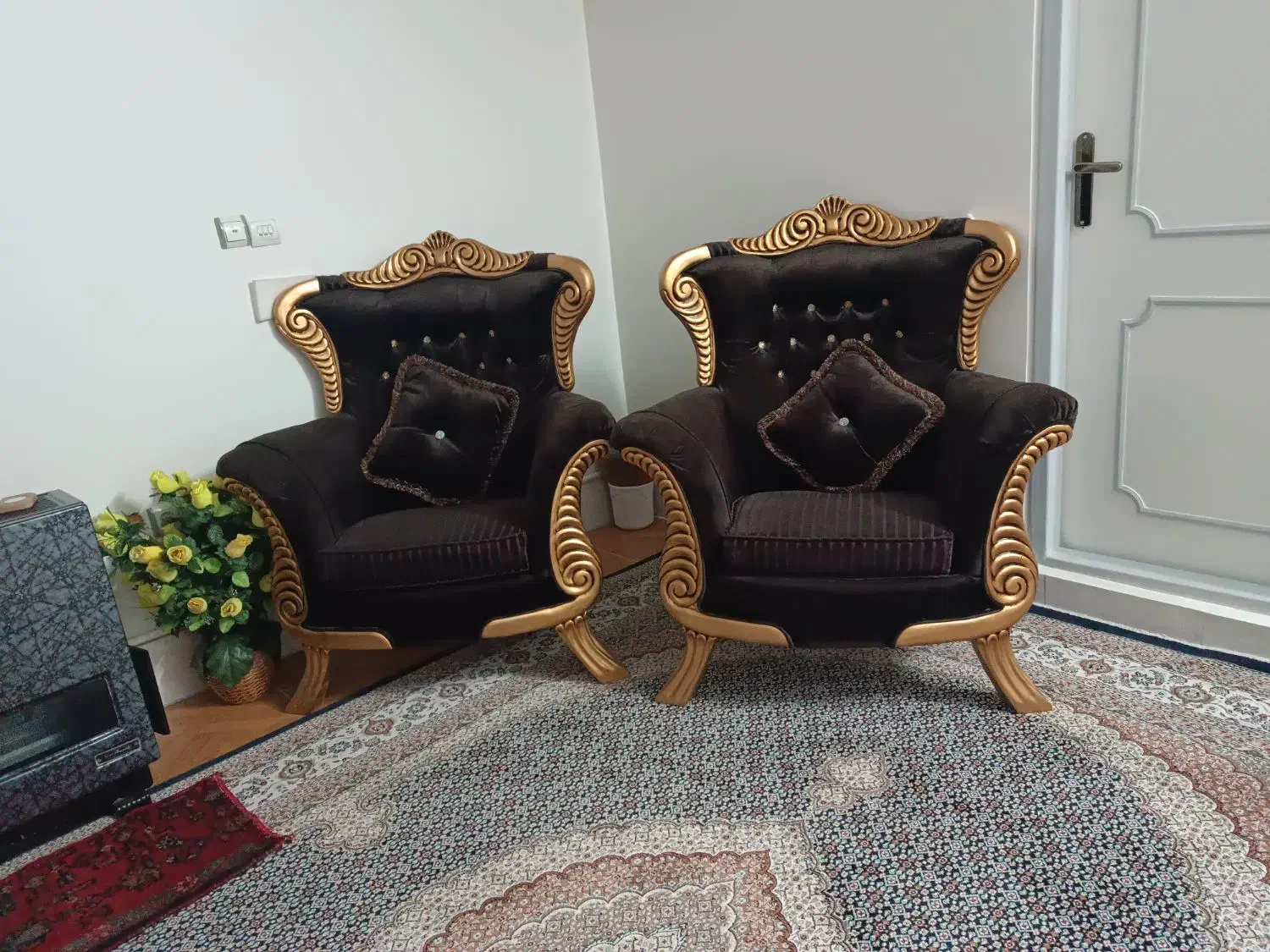 مبلمان ۹ نفره|مبلمان خانگی و میز عسلی|وحیدیه, |دیوار