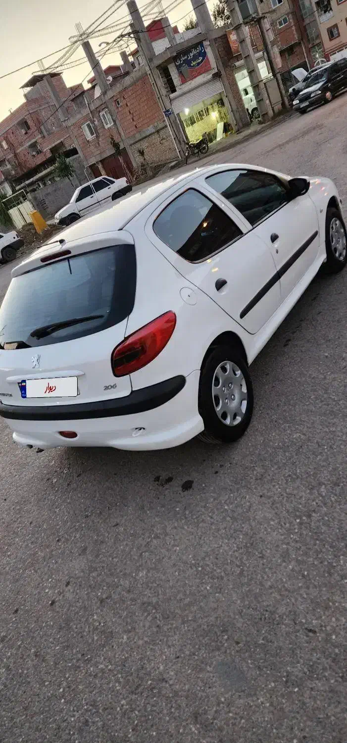 ۲۰۶ مدل ۹۵ تیپ ۲ تک برگ|خودرو سواری و وانت|گرگان, |دیوار