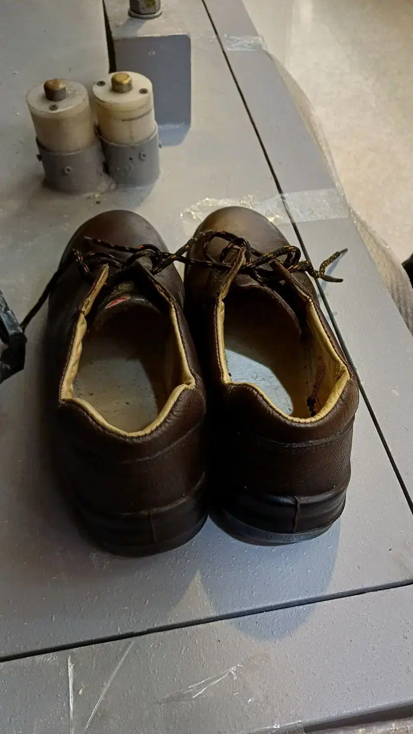 کفش ایمنی کار پوتین درحدنو سایز ۴۲ چرم اصل ، طبیعی|کیف، کفش، کمربند|بروجرد, |دیوار