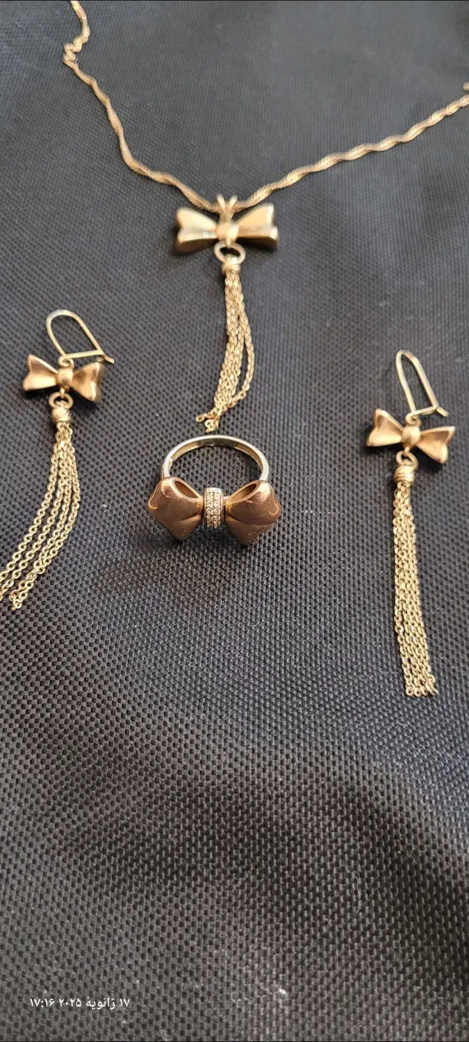 نیم ست پاپیون صدبالای تابلو|جواهرات|تهران, گلچین|دیوار