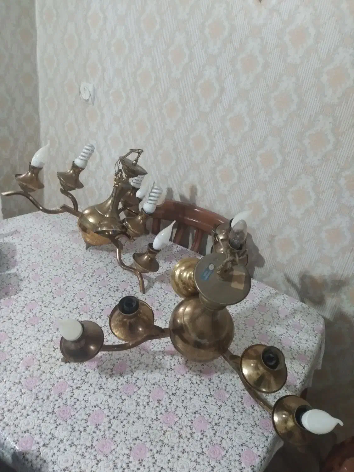 لوستر ۶ شاخه|لوستر و چراغ آویز|آستارا, |دیوار