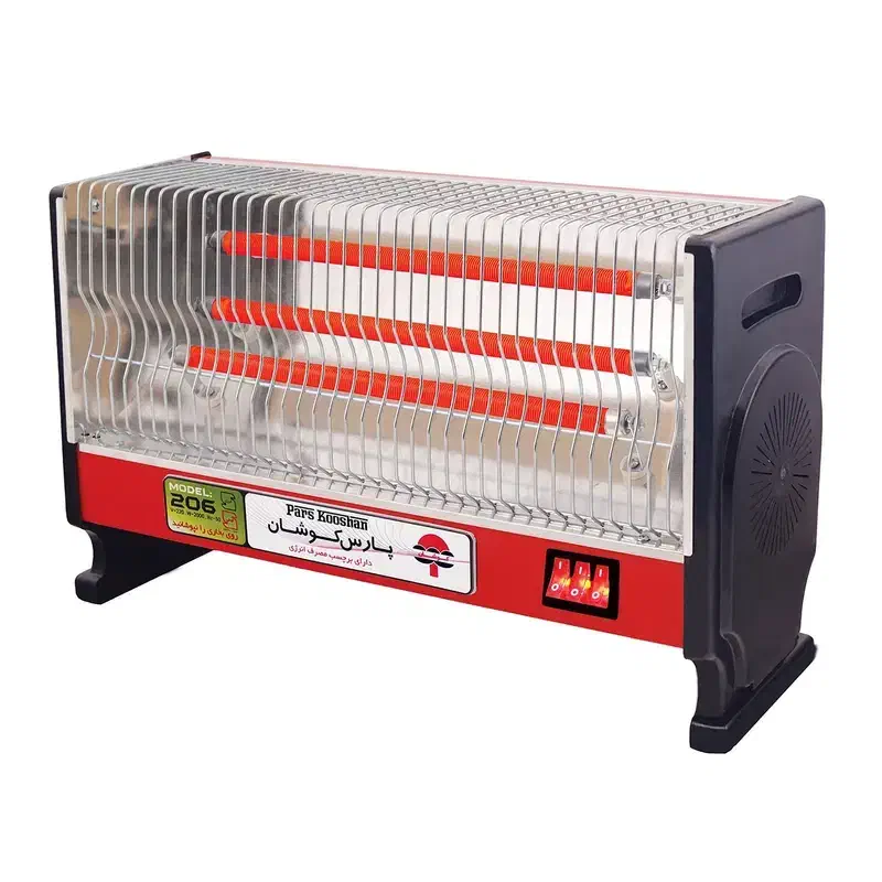 بخاری برقی پارس کوشان ۳ شعله|بخاری، هیتر، شومینه|سمنان, |دیوار