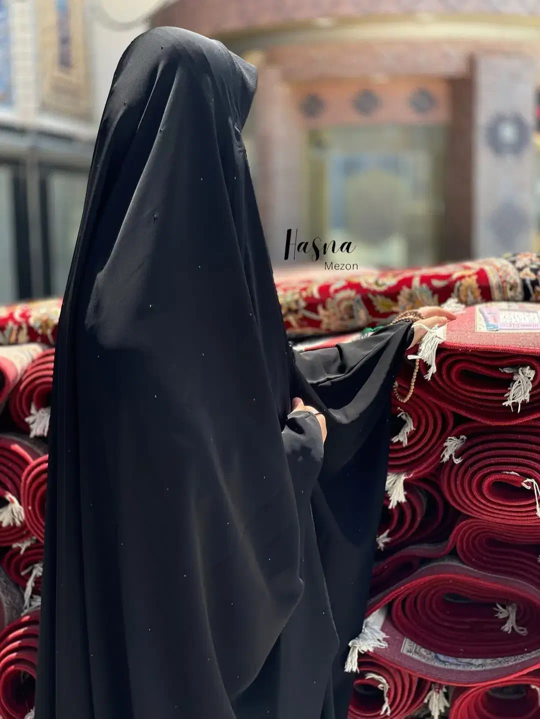 چادر نگین بارانی قد ۱۶۵|لباس|ملایر, |دیوار