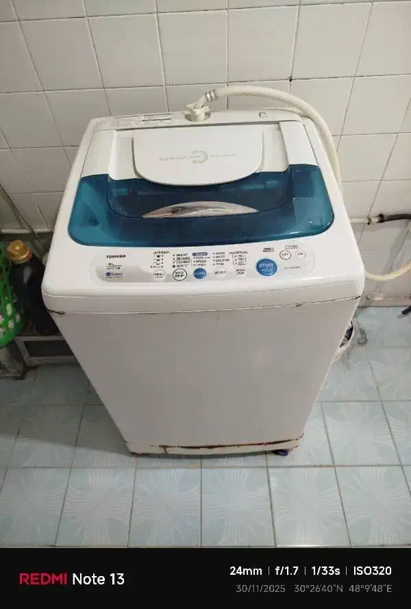 لباسشویی توشیبا|ماشین لباسشویی و خشککن لباس|خرمشهر, |دیوار