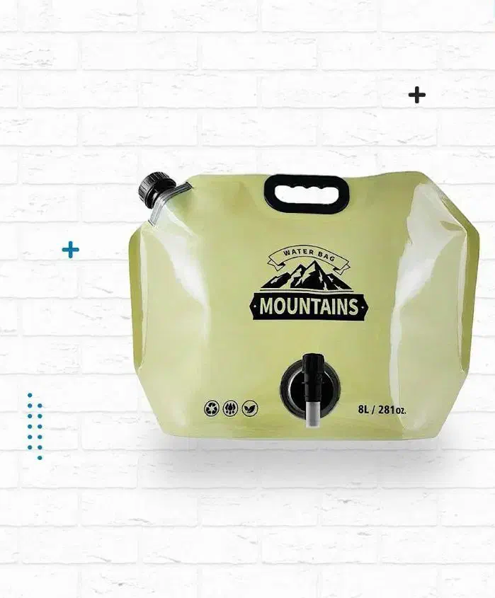 گالن اب ۸لیتر مسافرتی|ظروف نگهدارنده، پلاستیکی، یک‌بارمصرف|ری, دیلمان|دیوار