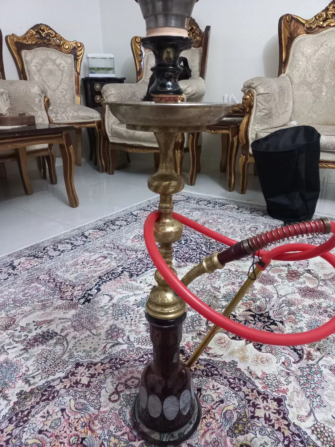 قلیان تنه برنجی سنگین|کلکسیون و سرگرمی|تهران, مجیدیه|دیوار