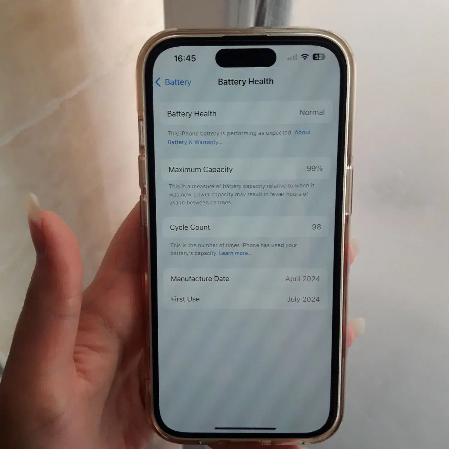 آیفون ۱۵ نرمال ۱۲۸ گیگ|موبایل|نسیمشهر, |دیوار