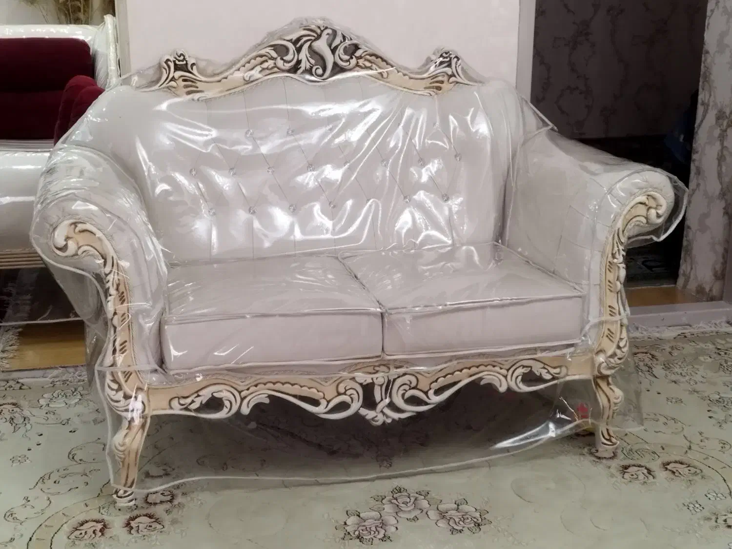 فروش مبل دونفره و دو عدد تک نفره|مبلمان خانگی و میز عسلی|ایوان, |دیوار