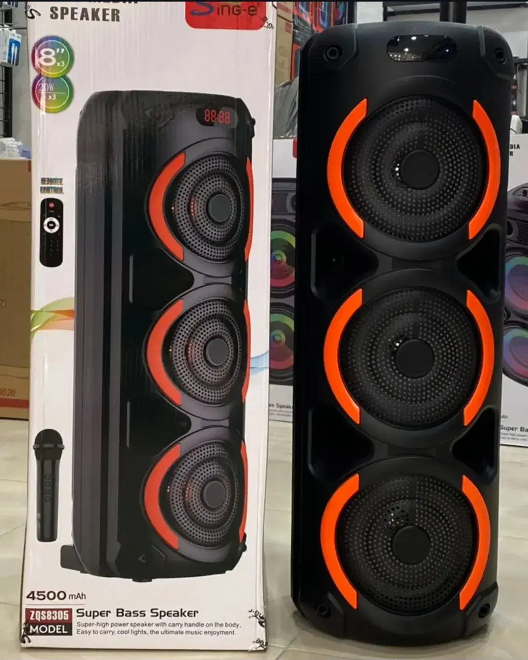 باند اسپیکر بلوتوثی بزرگ قوی|سیستم صوتی خانگی|تبریز, |دیوار