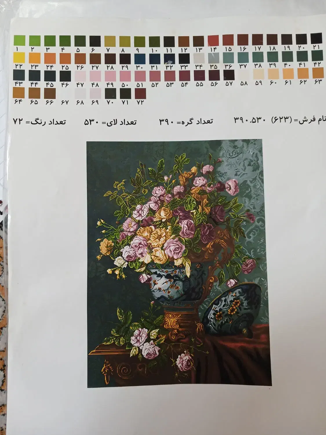 دار قالی به همراه نخ و نقشه و لوازم|تابلو فرش|کهریزک, |دیوار