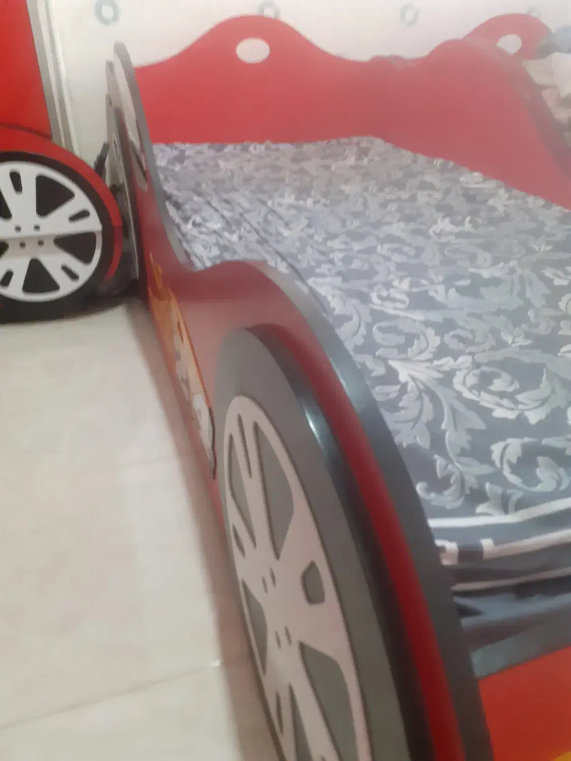 سرویس  خواب نوجوان شرکتی طرح ماشین|تخت و سرویس خواب|صدرا-فارس, فاز ۱|دیوار