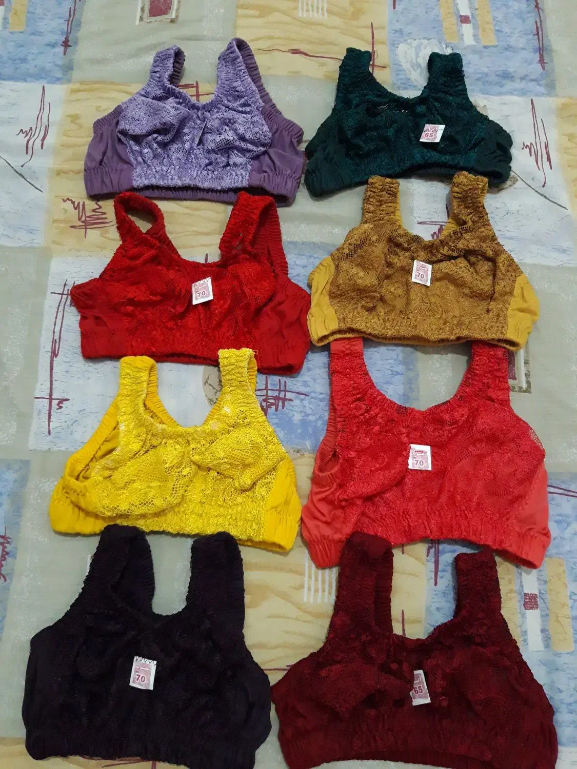 سوتین هندی گل مخملی اصل|لباس|اهواز, کوی مهدیس|دیوار